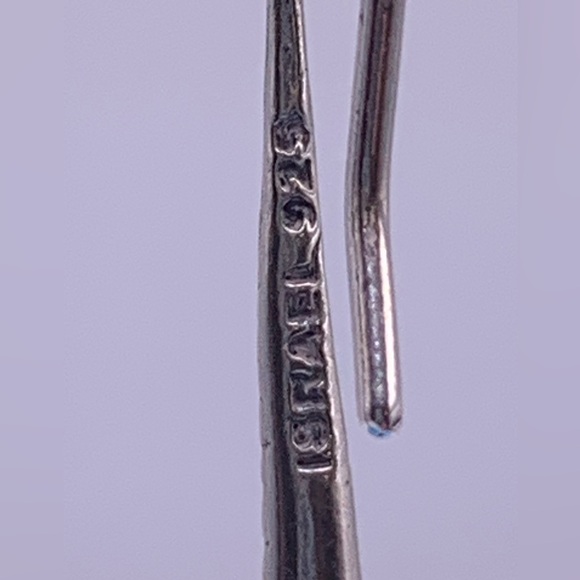 Silpada Vintage Sterling FALLING STAR Cubic Zirconia Threader Earrings - Picture 7 of 16